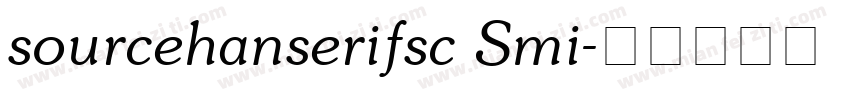sourcehanserifsc Smi字体转换